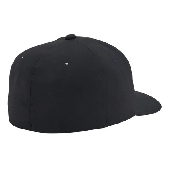 Nixon Men's Delta FF Quick Dry FlexFit Hat Cap - Black (Small/Medium) - Picture 3 of 5